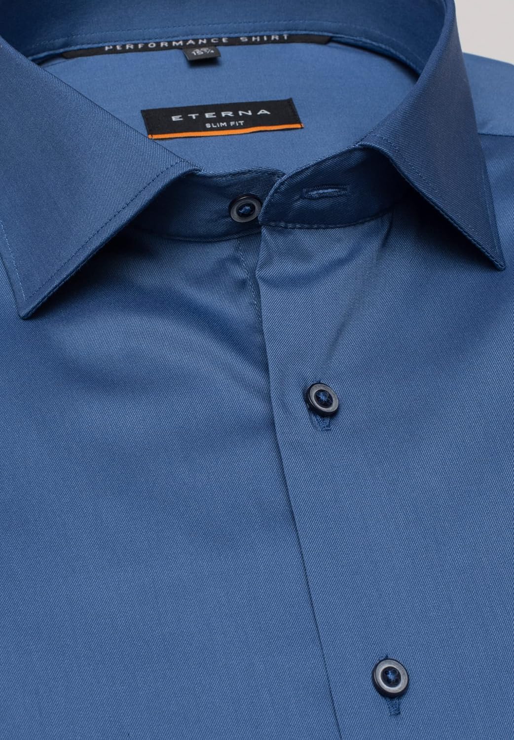 ETERNA Slim Fit Performence Hemd Langarm New Kent Stretch weiss 42, 42