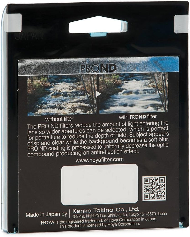 Hoya YPND010052 Pro ND-Filter (Neutral Density 100, 52mm) schwarz, 52mm