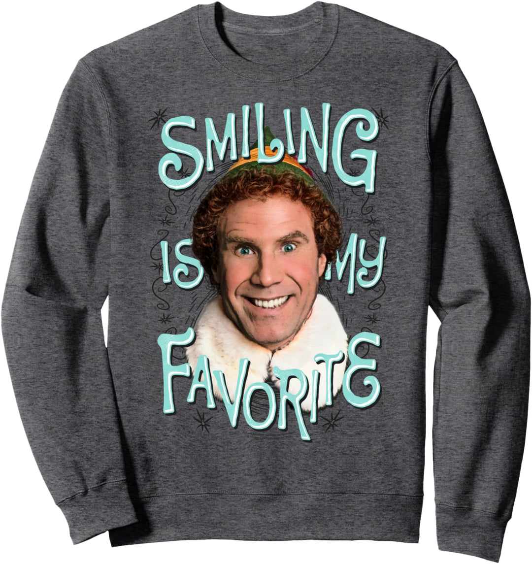 Elf Smiling Weihnachten Sweatshirt