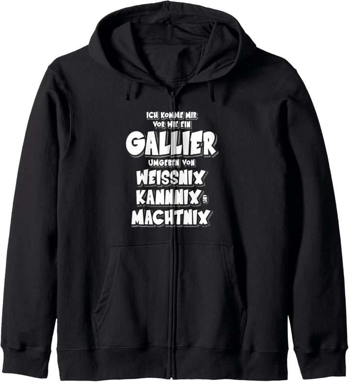 Lustiger Spruch Gallien Gallier Kapuzenjacke