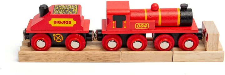 Bigjigs Rail Grosse rote Lokomotive