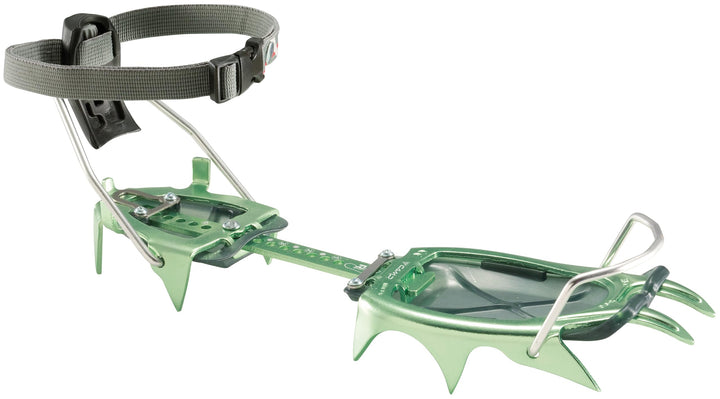 CAMP Xlc 390 Automatic Grün - Leichtes Aluminium Skitouren Steigeisen, Grösse One Size - Farbe Green