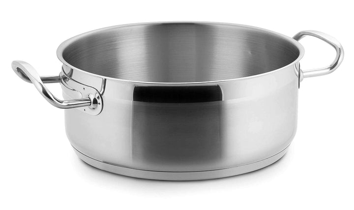 Lacor BRATENTOPF O/Deckel ECO-Chef 24X9.5 CMS, Edelstahl, 24, 34.2 x 26.3 x 11.5 cm 34.20 x 26.3 x 1