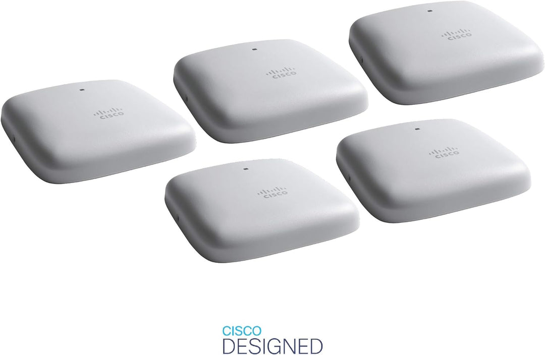 Cisco Business 240AC 802.11ac 4x4 Wave 2 Access Point 2 GbE-Ports – Deckenmontage – 5er Pack, einges