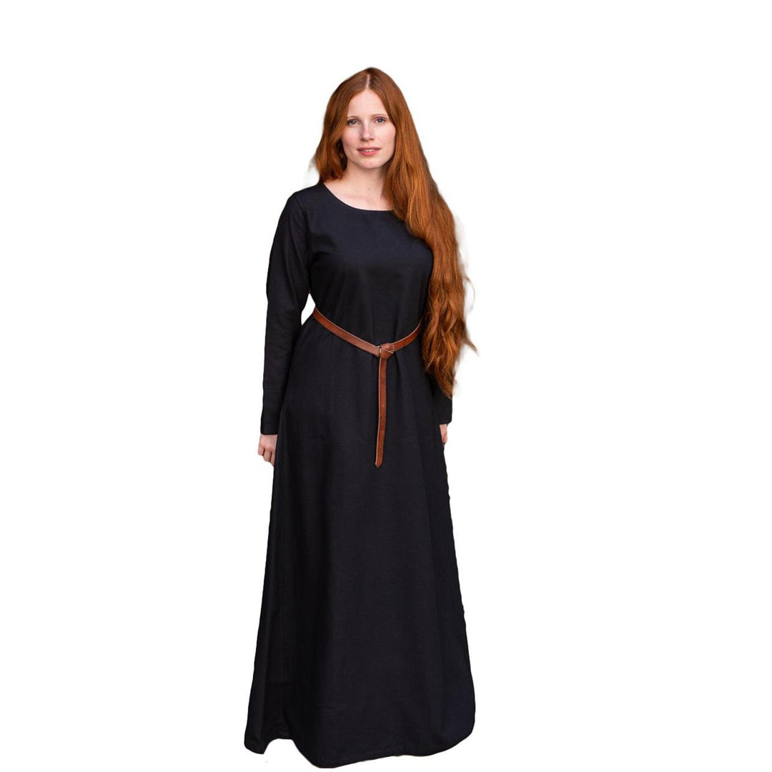 Burgschneider Mittelalter Unterkleid Freya - Schwarz L, M