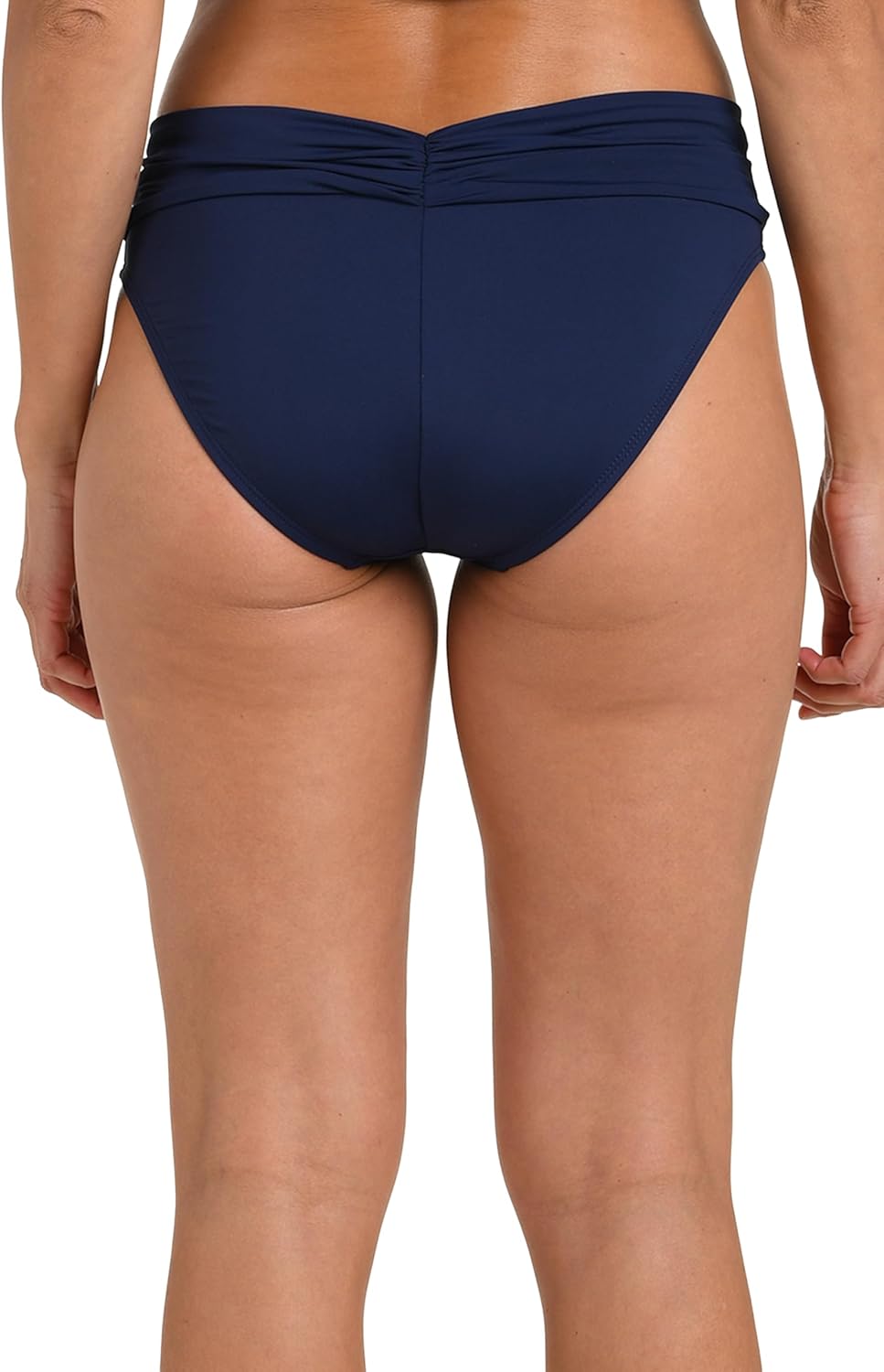La Blanca Damen Hipster Badeanzughose mit gebändertem Bikini-Unterteile 10 Indigo, 10 Indigo