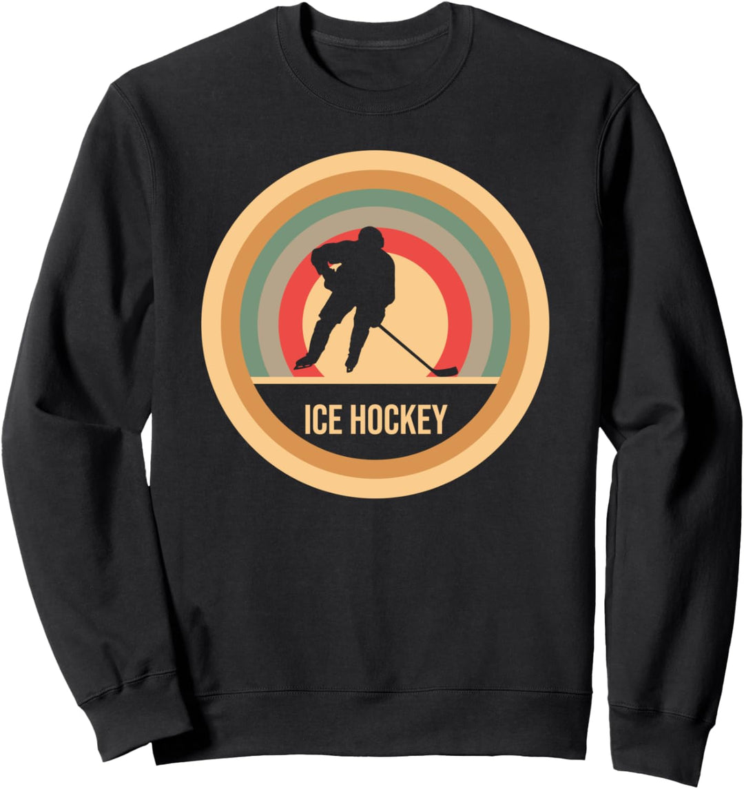 Retro Vintage Eishockey Geschenk für Eishockeyspieler Sweatshirt