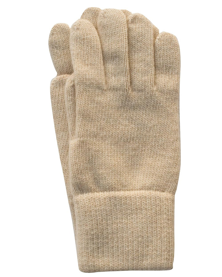 Merino Damen Wollhandschuhe/Fingerhandschuhe, 100% Wolle Merino extrafein 6 Beige, 6 Beige