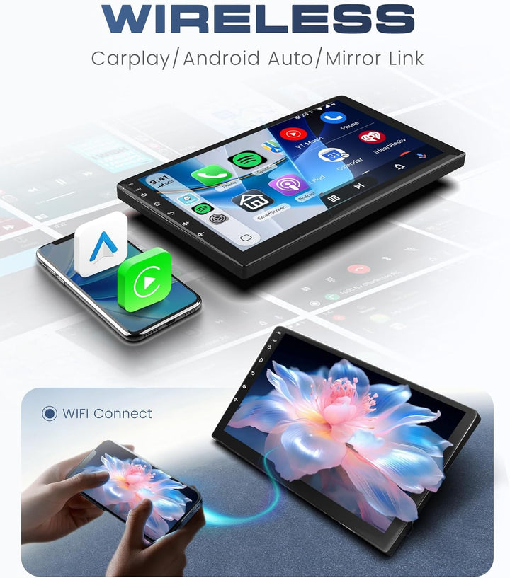 Rimoody 8 Core 6G+128G Autoradio Android für Seat Ibiza 2012-2015 Carplay Wireless 9" Radio mit Andr