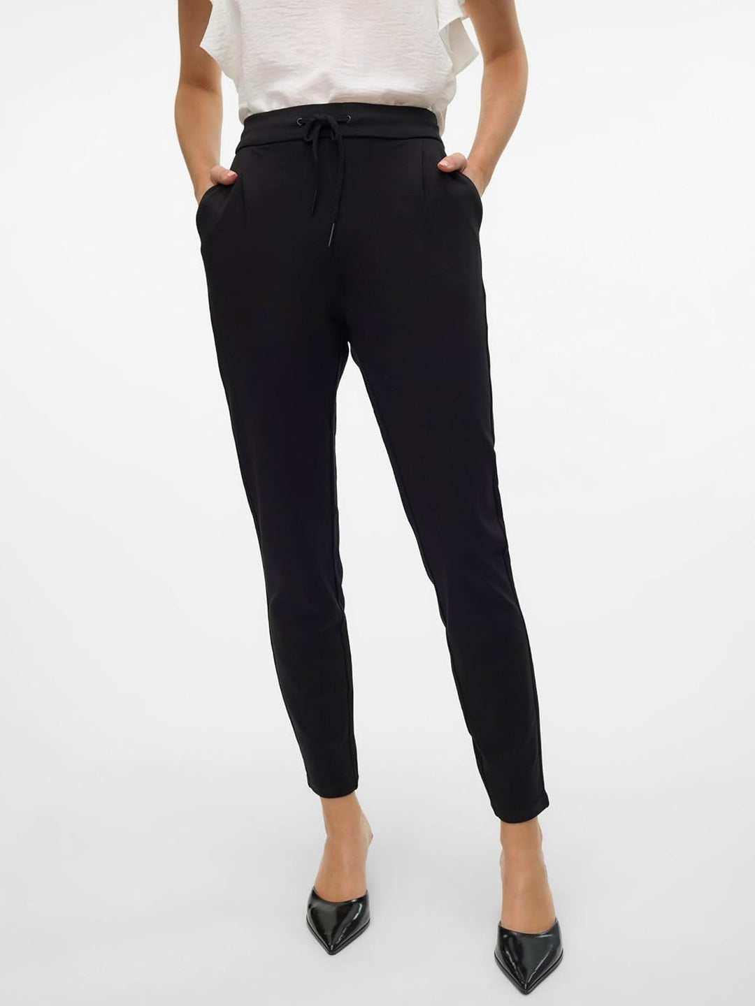 VERO MODA Womens Black Trousers