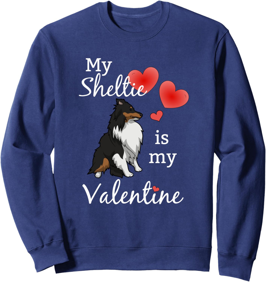Shelties, Sheltie Geschenk Tri Sheltie Mama Valentine Sweatshirt