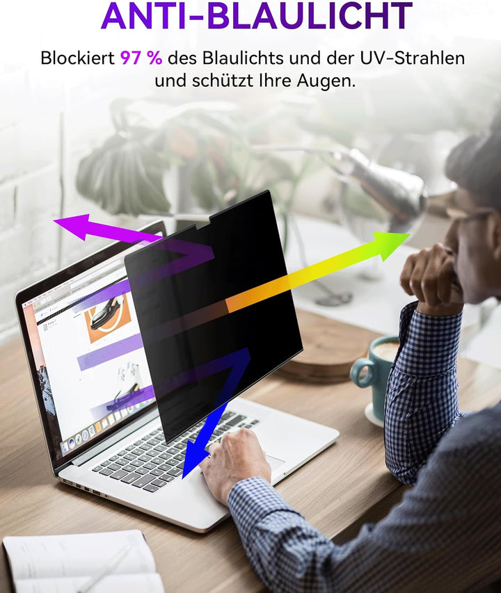 Magnetischer Blickschutzfilter für Apple MacBook Pro 13 Zoll (2016-2022,M1,M2)& MacBook Air 13 (2018