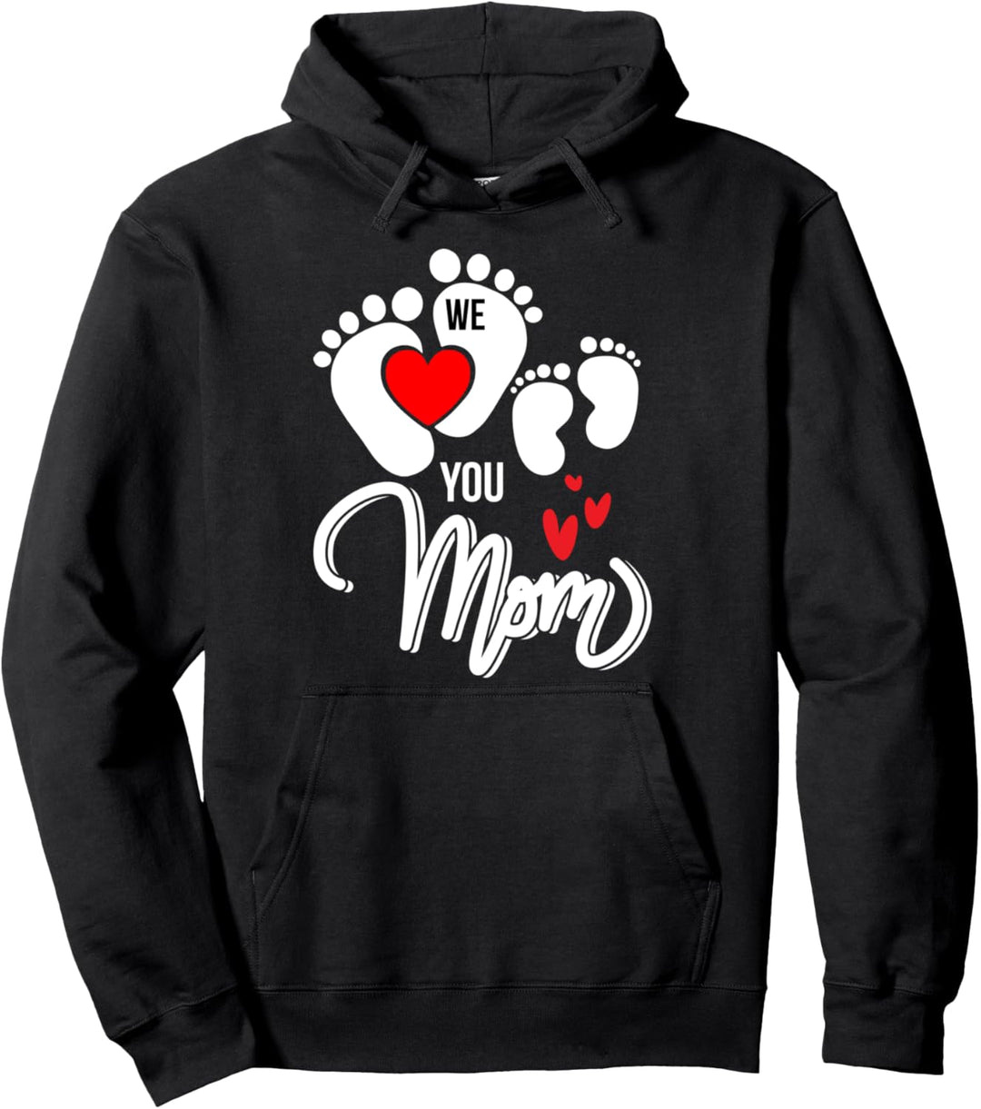 Rotes Herz - We love you mom Pullover Hoodie