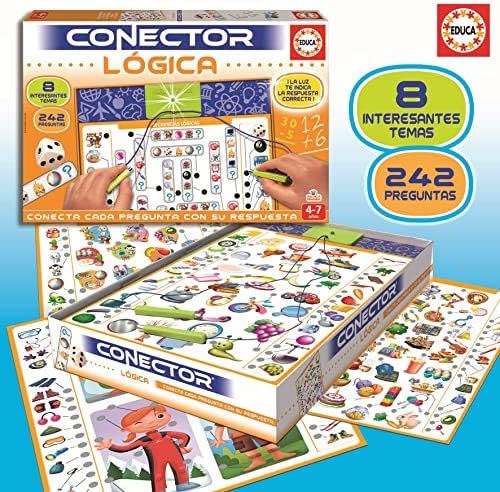 Educa - Logisches Lernspiel für Kinder, Mehrfarbig (17201)