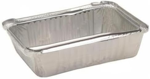 100 Aluschalen Alubehälter 940ml mit Einlegedeckel Aluminiumschale Aluminiumbehälter