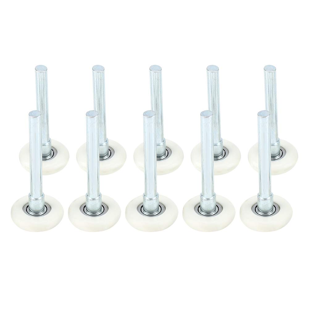 Garagentorrolle 10PCS, Nylon-Türräder Ersatz-Garagenrolle 2&