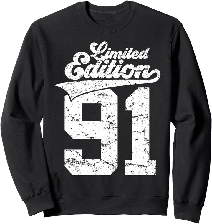 33 JAHRE LIMITED EDITION 1991 COLLEGE 33. GEBURTSTAG Sweatshirt
