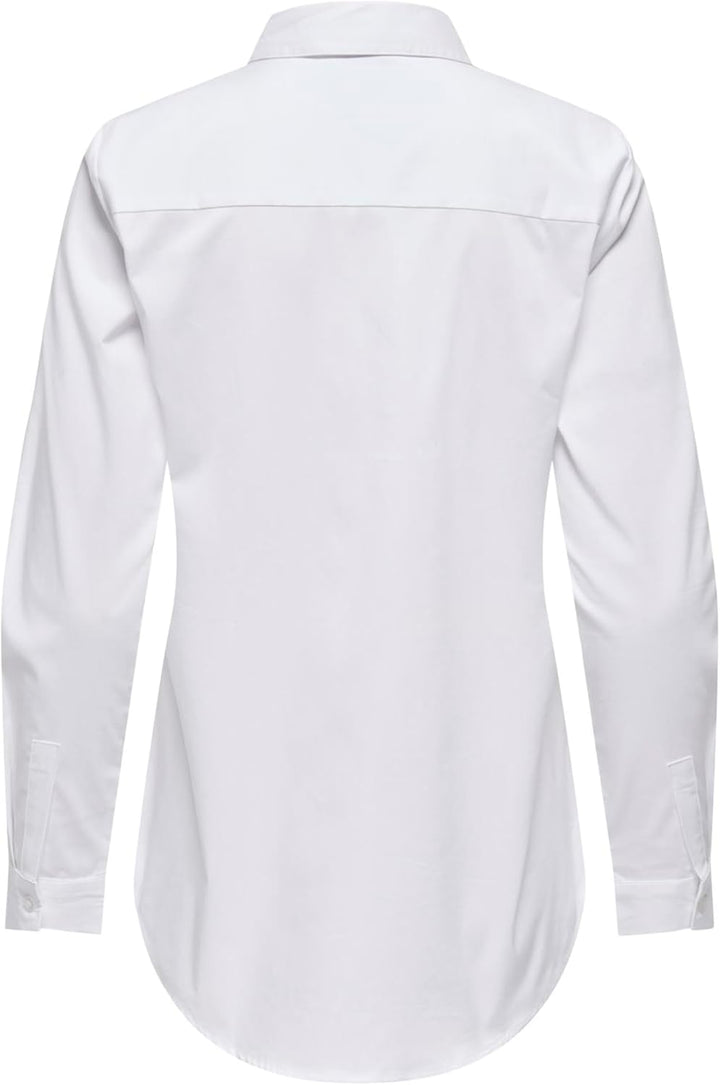 Only&amp;JDY JDY Damen Bluse JDYMIO L/S Shirt WVN NOOS 34 Weiss (White), 34 Weiss (White)