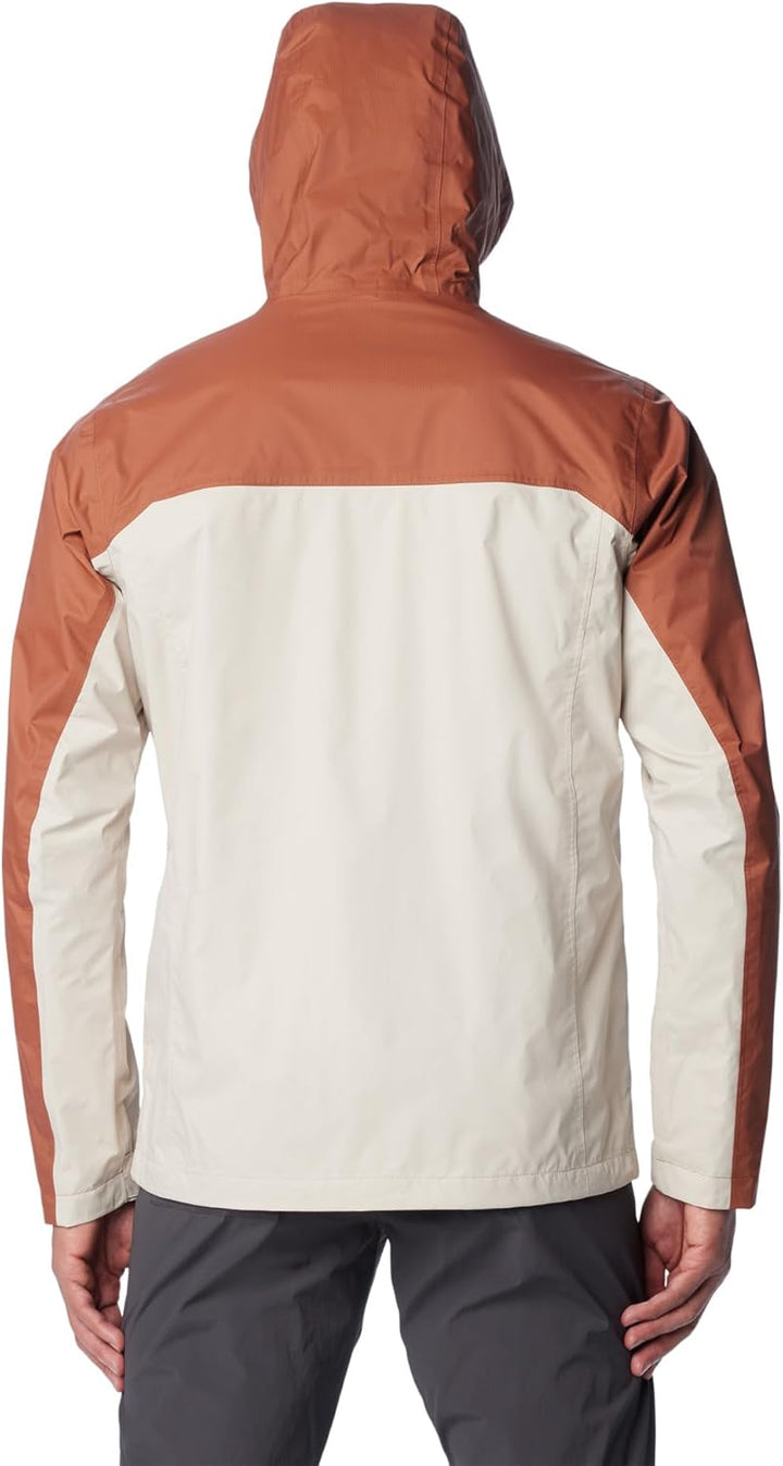 Columbia Herren Pouring Adventure Jacket Wasserdichte Regenjacke (1er Pack) L Dark Stone/Auburn, L D