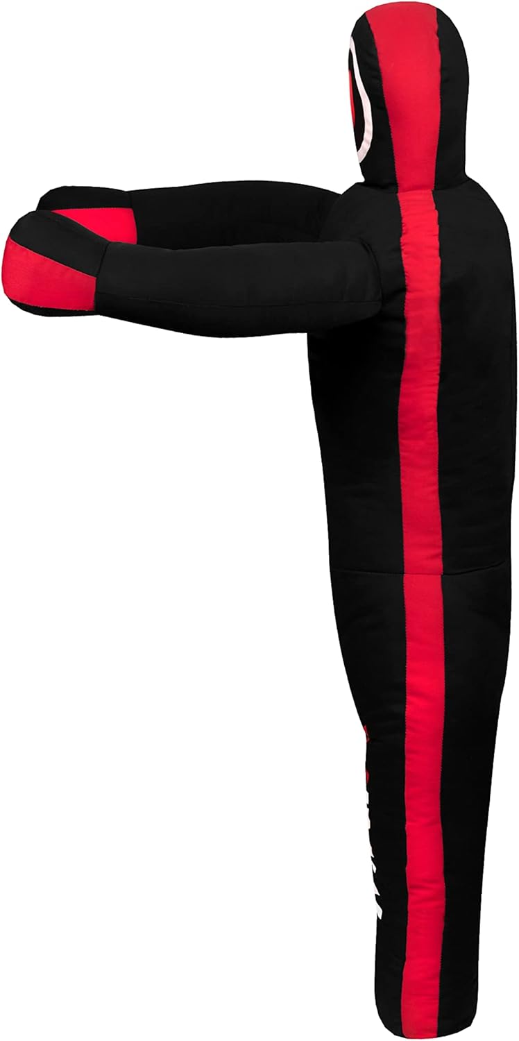Lisaro Judo Dummy Schnuller Gr. 130/145/160/170cm | Box-Dummies | Canvac | schwarz-rot | UNGEFÜLLT |