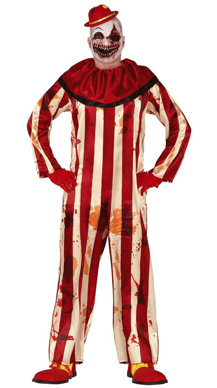Fiestas Guirca Clown Clown Mörder Kostüm für Horror Mann Verkleidung, M