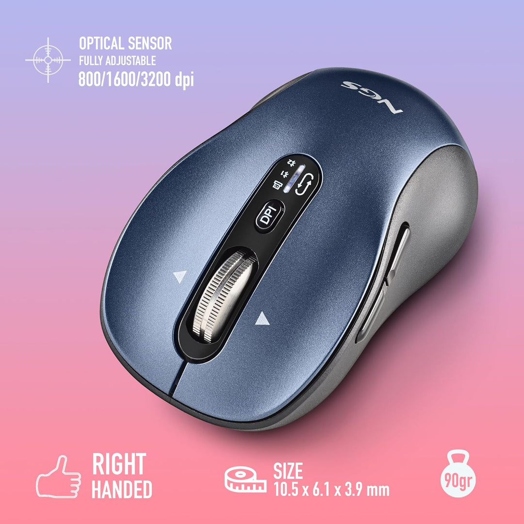 Ngs Infinity-rb Wireless Mouse One Size Modern bunt, Modern bunt