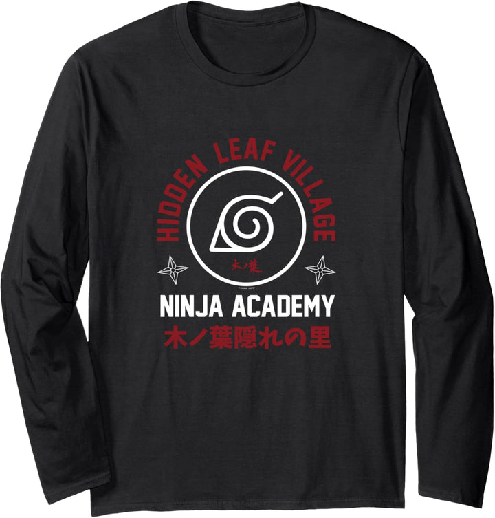 Naruto Shippuden Ninja Academy Langarmshirt