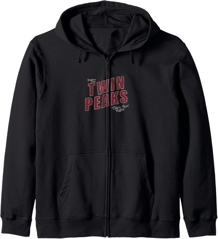 Twin Peaks Greeting From Twin Peaks Darn Good Coffee Kapuzenjacke