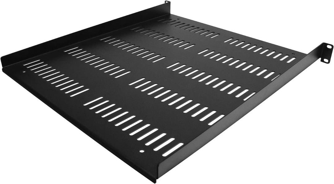 StarTech.com 1HE 19 Zoll Fachboden für netzwerk schrank - Freitragende perforierte Rack ablage für S