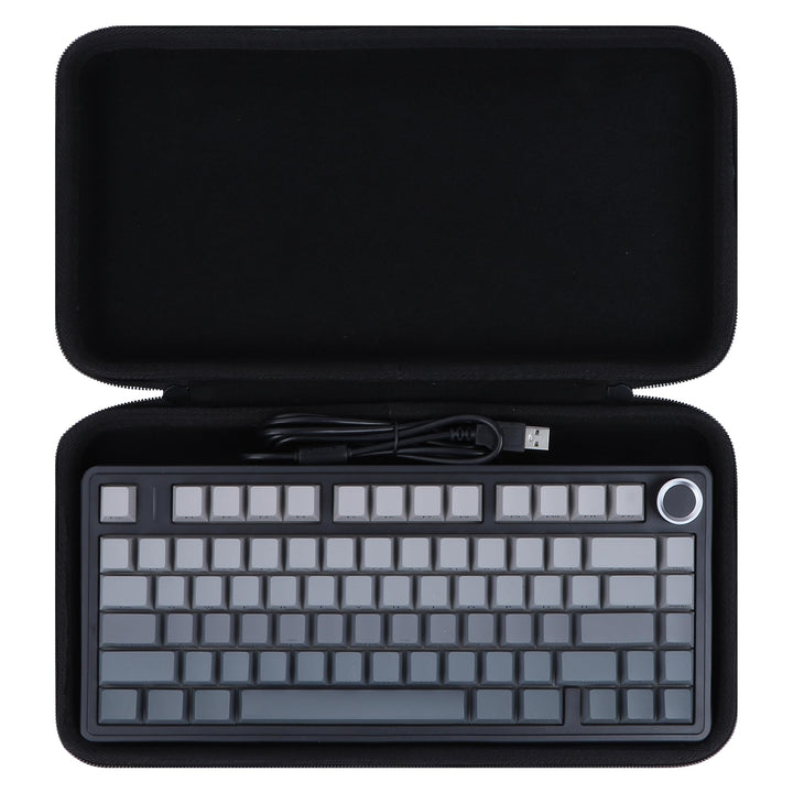 Hart Schutzhülle Kompatibel mit Aula F75 / F75 PRO/ F75 Max Mechanische Tastatur Gaming (Schwarz), S