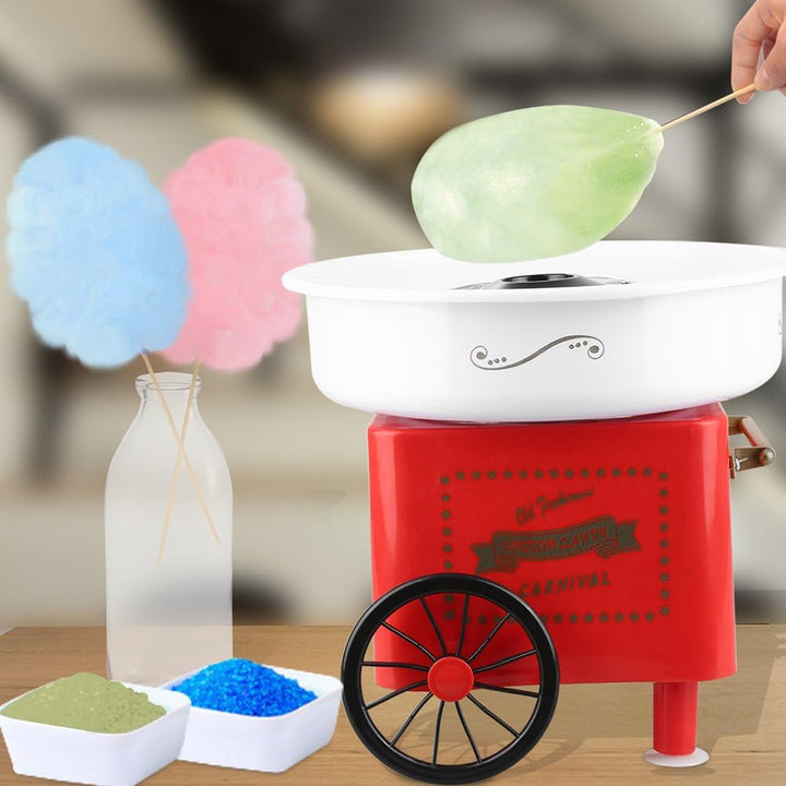 Zuckerwattemaschine, Zuckerwatte für Kinder, Zuckerwatte Maschine mit Stäbchen und Messlöffel, Cotto
