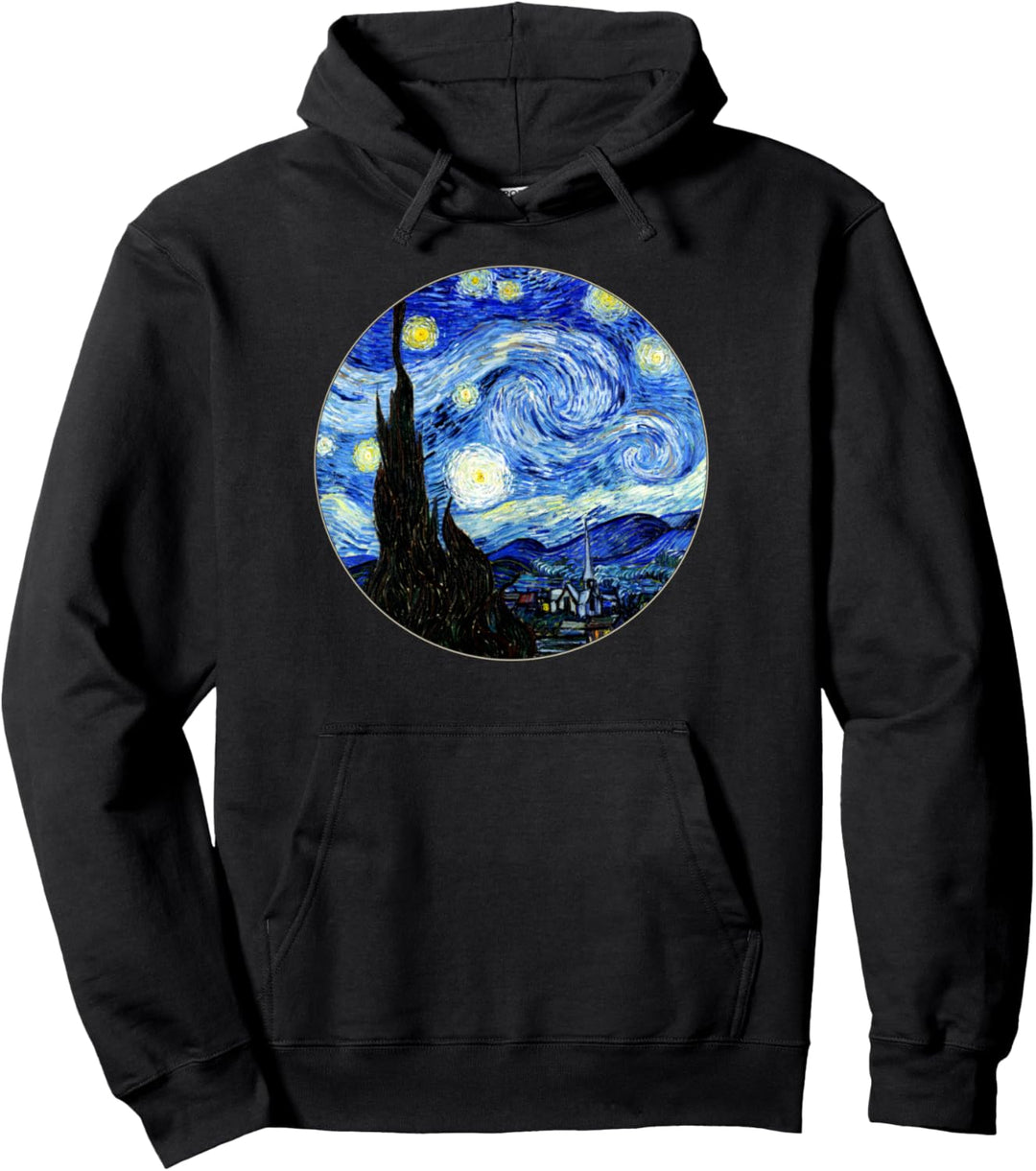 Van Gogh Sternennacht Berühmte Klassische Kunst Stilvoll Pullover Hoodie