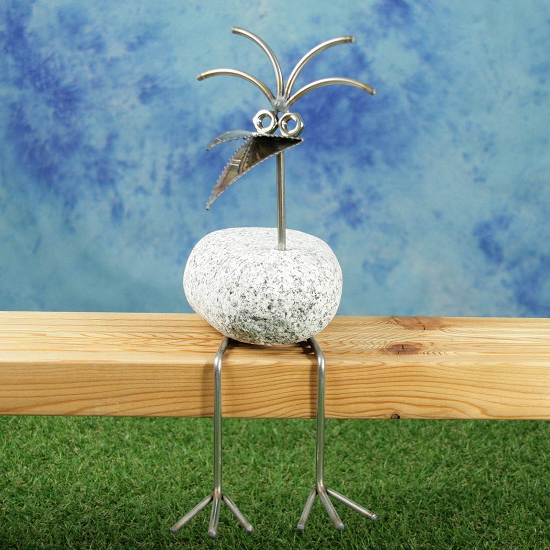 Gebrüder Lomprich Steinvogel Edelstahl SV 204, Höhe ca. 30 cm