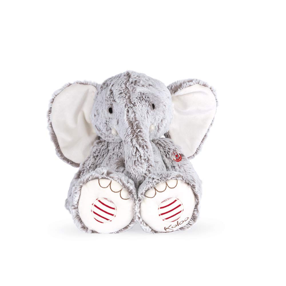 KALOO - Rouge Plüschelefant Noa Grau - 25 cm - Ab Geburt, K963669 38 cm, 38 cm