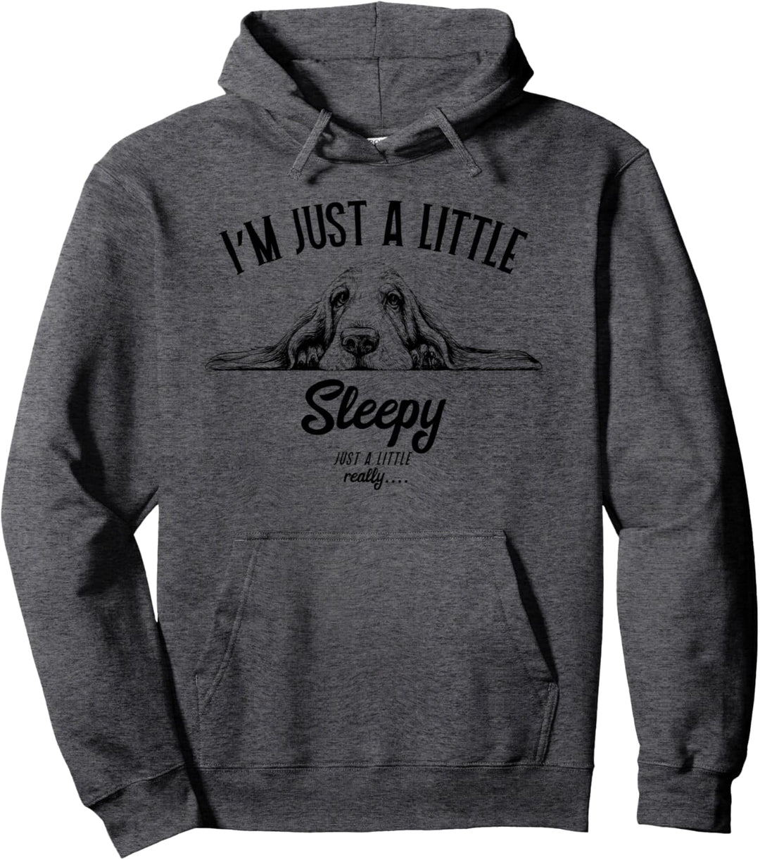 funny basset hound, men & women, love your dog, gift Pullover Hoodie
