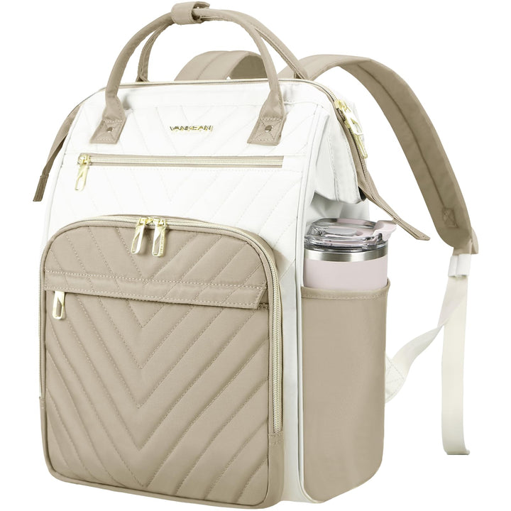 VANKEAN Laptop-Rucksack für Damen – Herren, Computer-Arbeitstasche, grosse Kapazität, wasserdicht, 3
