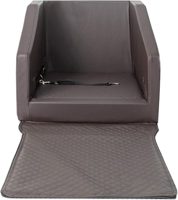 Mayaadi-Home Hundeautositz Beno Hundesitz Hundebett Autokörbchen Autositz Kunst Leder Auto Sitz Wass