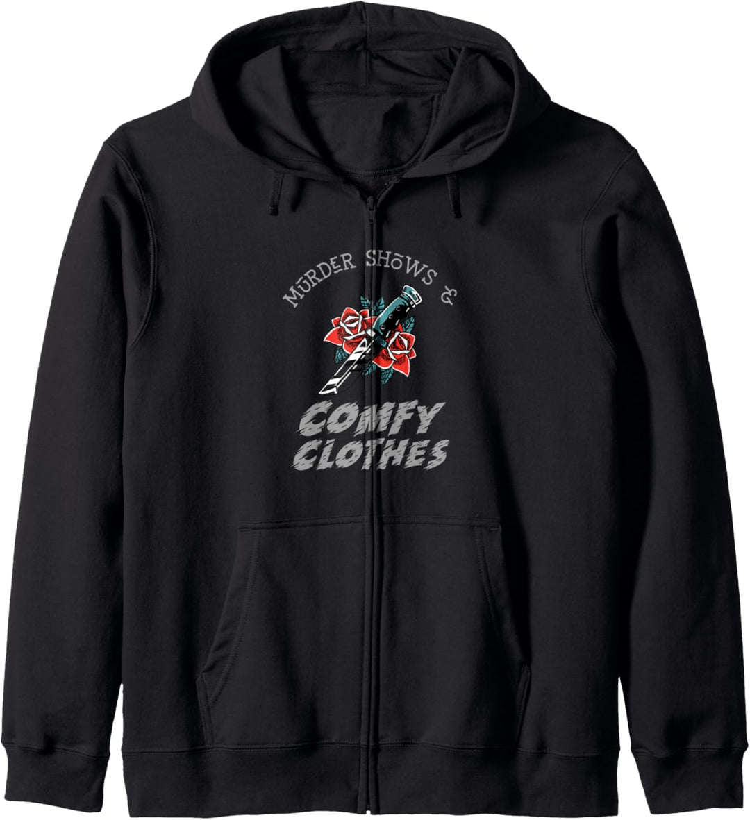 Funny True Crime Women's Murder Shows Comfy Clothes Kapuzenjacke