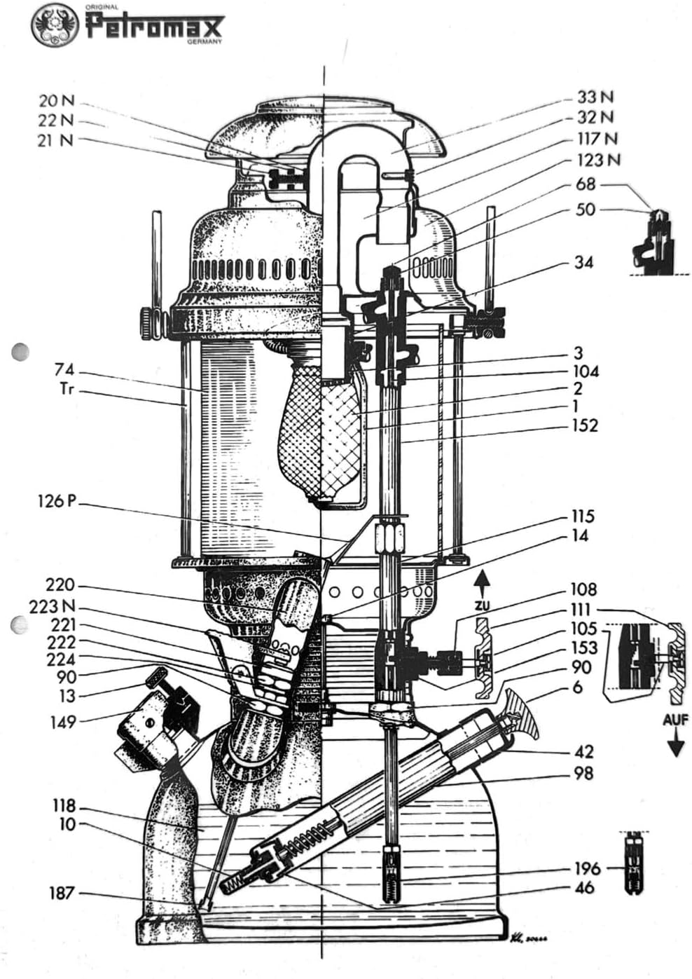 Petromax Reflektorschirme HK350/HK500 (Chrom, HK350/HK500)