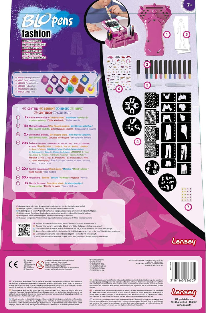 Lansay Blopens Fashion - Mein Modeatelier - Zeichnungen und Färbung - Ab 7 Jahren - Lansay