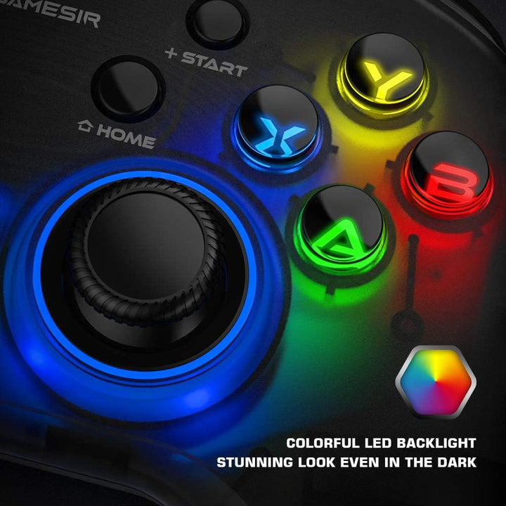 GameSir T4 pro Wireless Controller für Switch,Bluetooth Switch Pro Controller mit LED Beleuchtet,PC