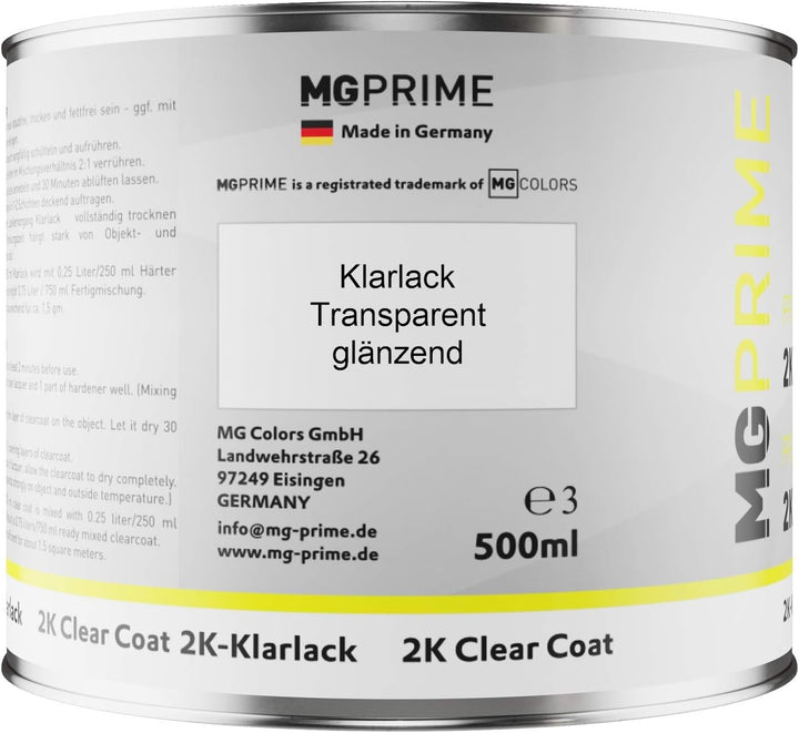 MG PRIME Autolack Set Dose spritzfertig für Audi LZ5J / Z5J / P7 Moroblau Perleffekt/Moro Blue Pearl