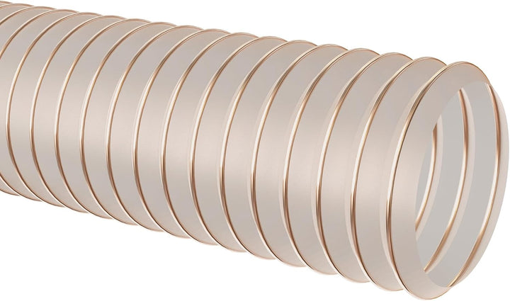 AWM Absaugschlauch Ø 80 mm transparent 0,4 mm Absauganlage Spiralschlauch schwer entflammbar Flexsch