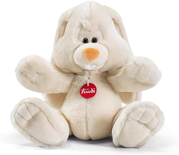 trudi 13701 Klassik Plüschhase ca. 37 cm, Grösse M, hochwertiges Stofftier mit weichen Materialien,
