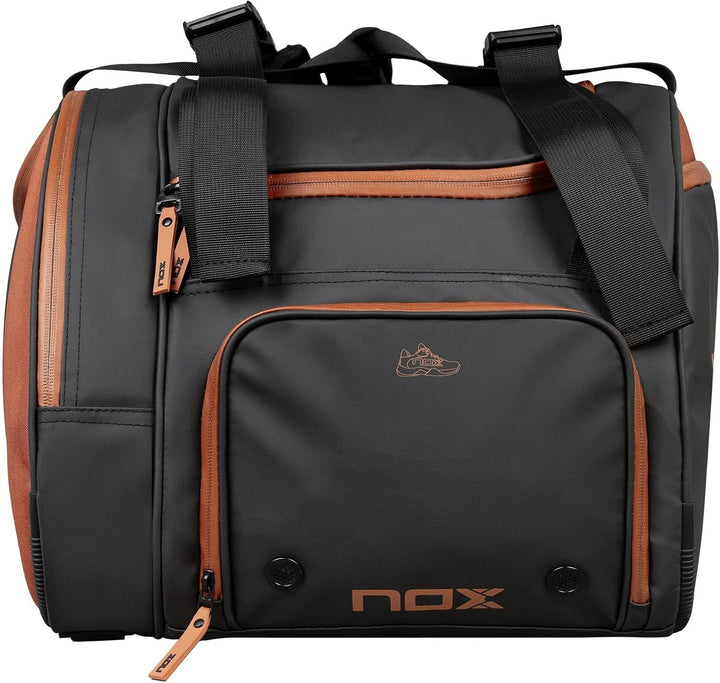 nox Luxury Open Series Padeltasche Schwarz Braun Bpopenblbr