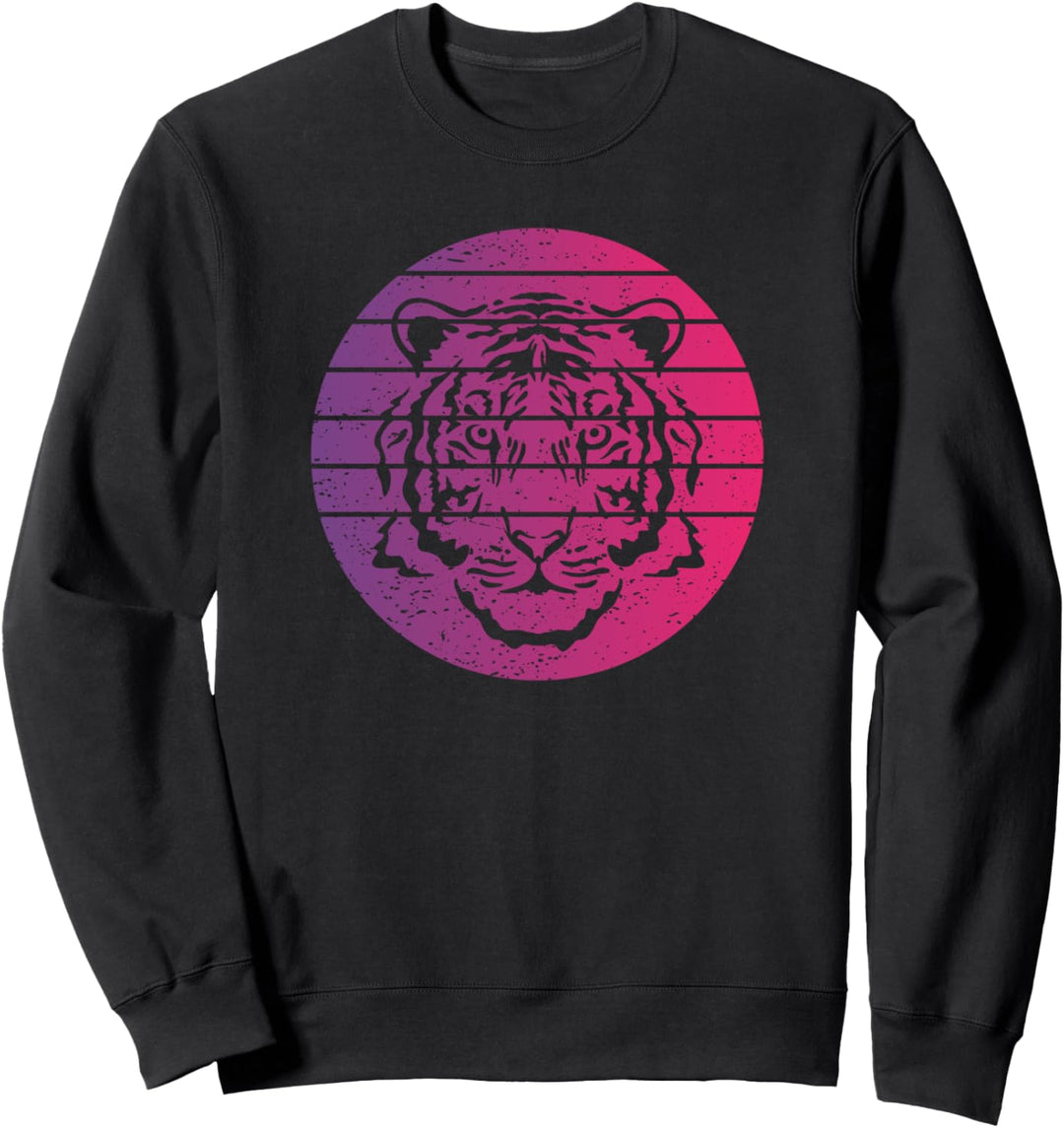 Tiger Retro Style Vintage Sweatshirt
