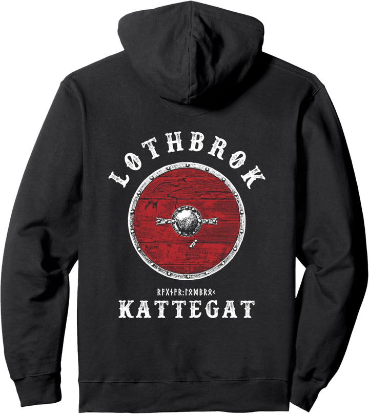 Ragnar Lothbrok - Kattegat Wikinger Schild Pullover Hoodie