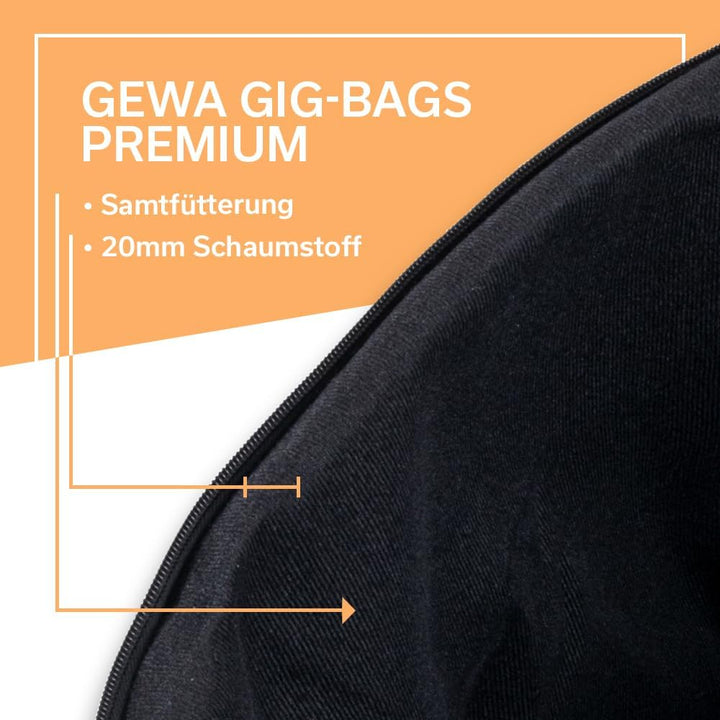 GEWA Premium Gig Bag Set 20x18,10x9,12x10,14x14,14x6.5in Set 1, Set 1