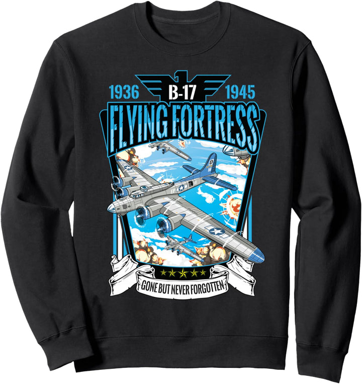 Amerikanische B17 Fliegende Festung WW2 Sweatshirt