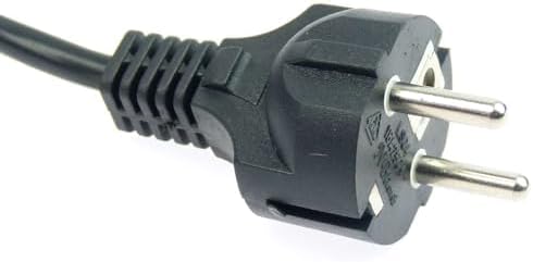 10 Stück Adam Hall 5 m Kaltgerätekabel Netzkabel schwarz 3 x 0,75 mm² CEE 7/7 - C13, K3PKD 0500 5 m